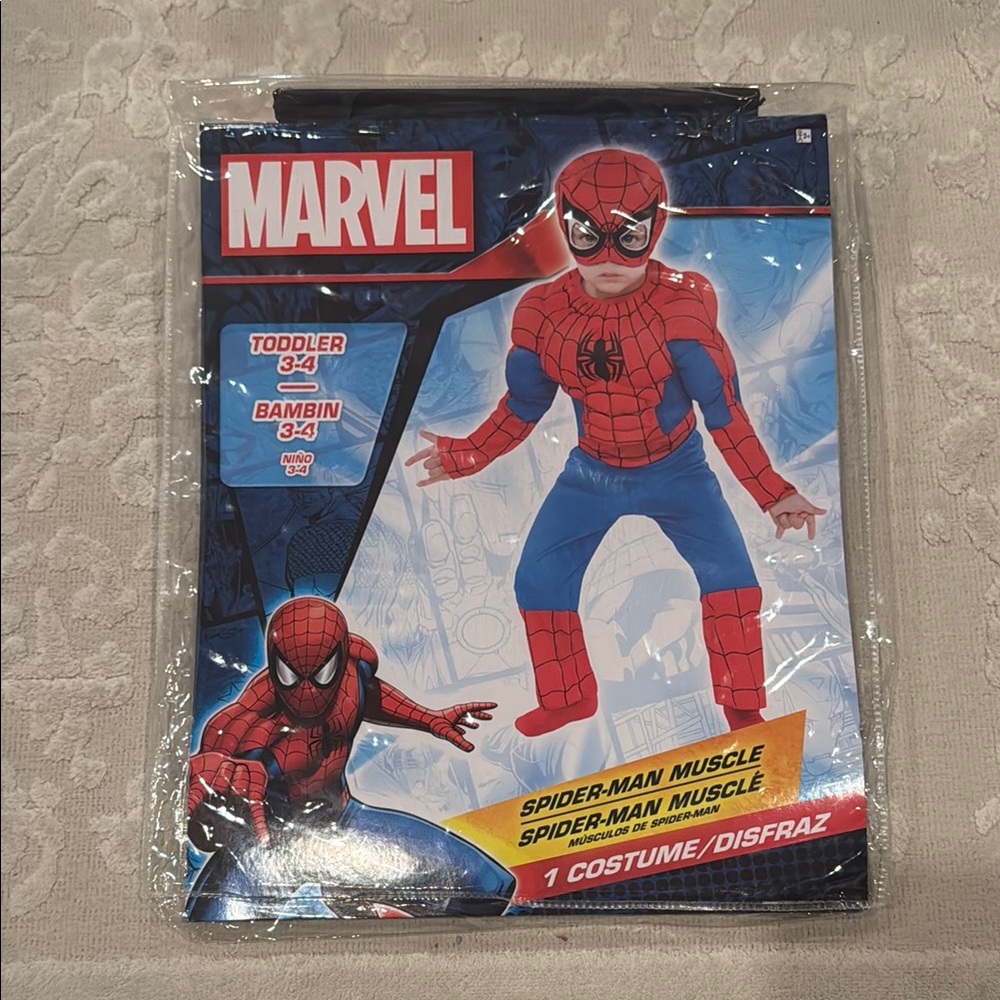 Marvel Red and Blue Superhero Costume